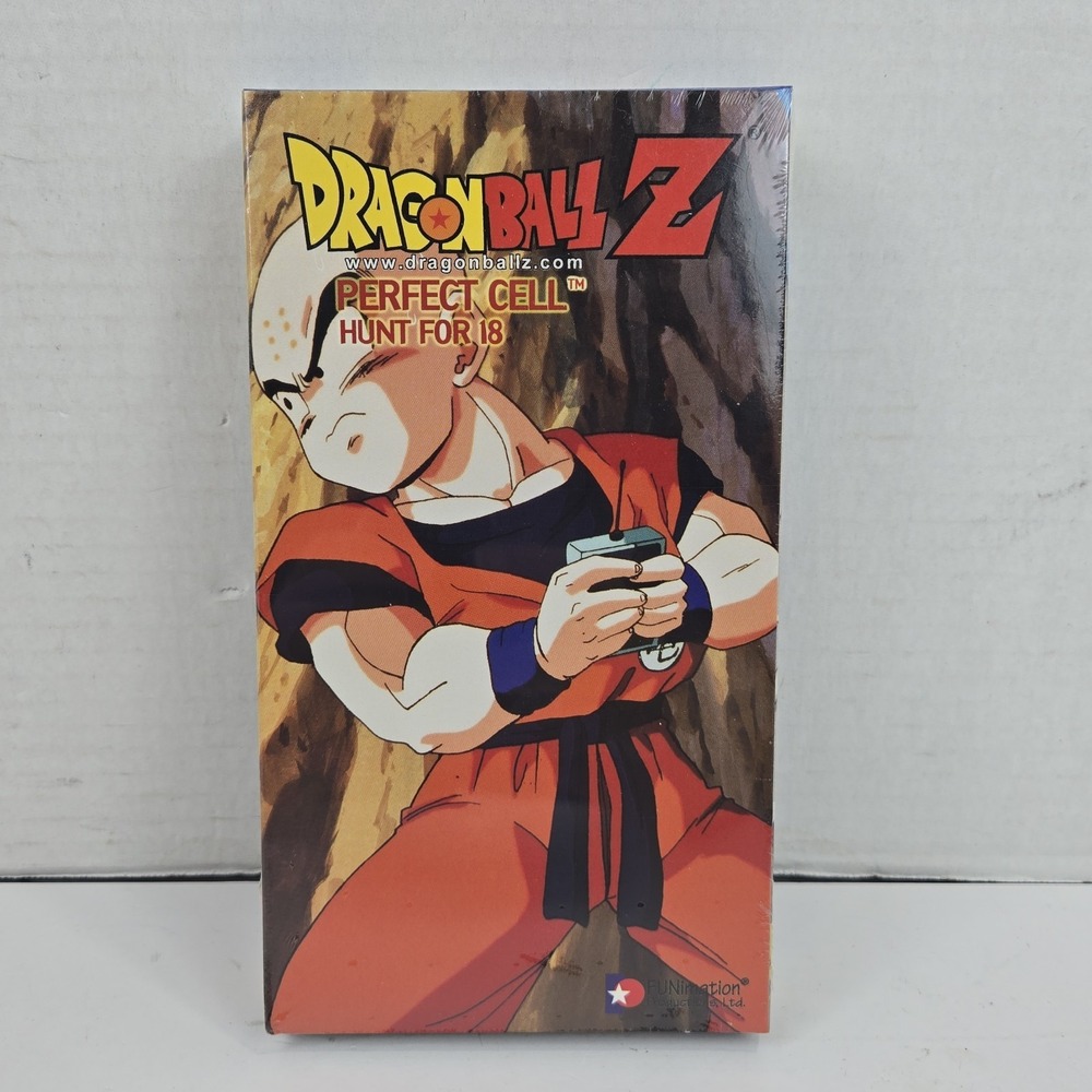 FACTORY SEALED DRAGON BALL Z:‎ PERFECT CELL HUNT FOR 18 VHS 2001 MOVIE Tape NOS
